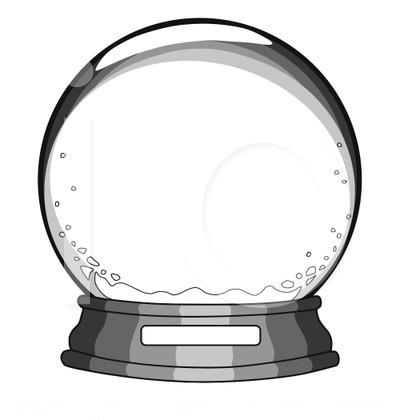 Snow Globe Coloring Page Snow Globe Coloring Page