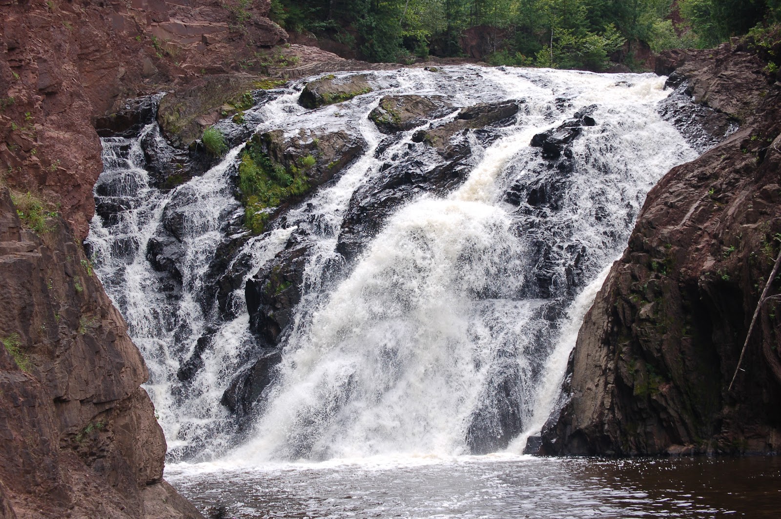 Superior Falls on the Montreal River Gogebic County Travel the Mitten