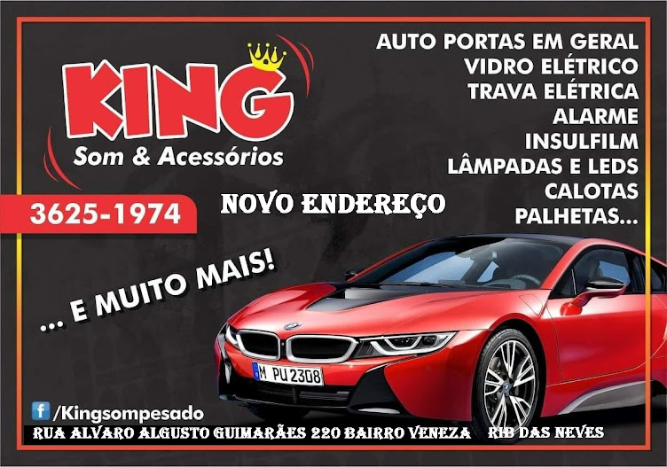 KING SOM & ACESSORIOS RIBEIRÃO DAS NEVES 