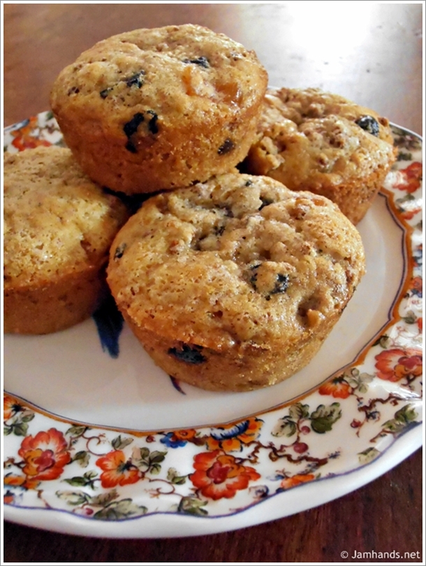 Jam Hands Moist ApricotBlueberryCherry (ABC) Bran Muffins