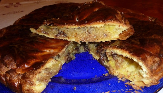 Galette des rois à la frangipane et chocolat