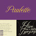 خط بوليت - Paulette typeface