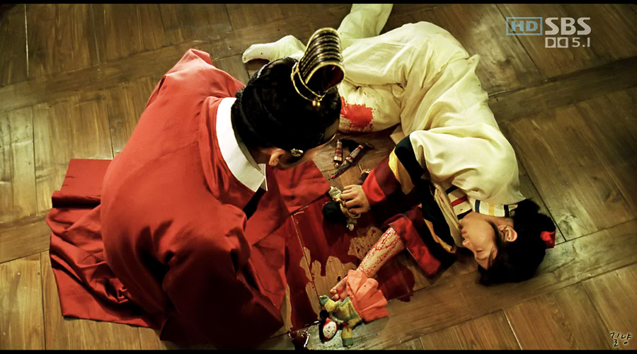 영화 왕의 남자 속 공길 |