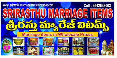 SRIRASTHU MARRIAGE ITEMS