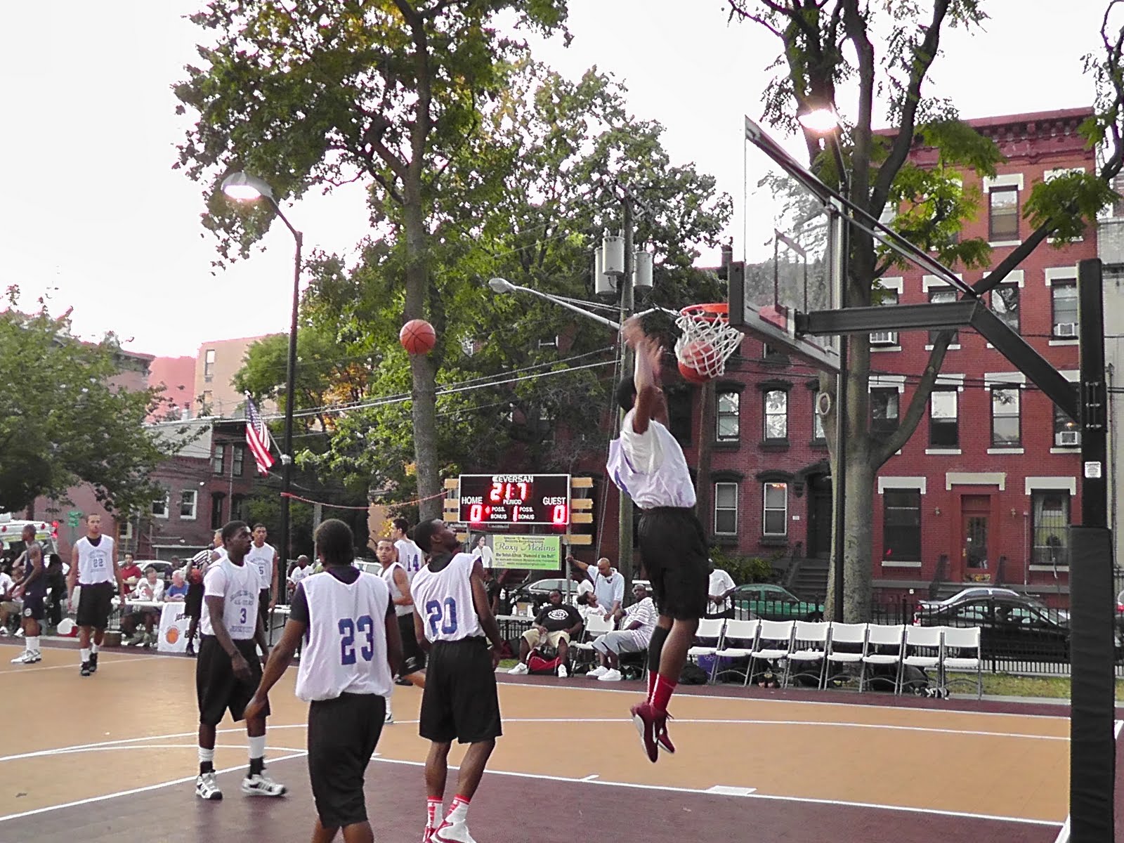 Hamilton Park Summer Basketball League H.P. High School All Stars vs