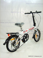 4 Sepeda Lipat ELEMENT DASH 7 Speed Shimano 16 Inci