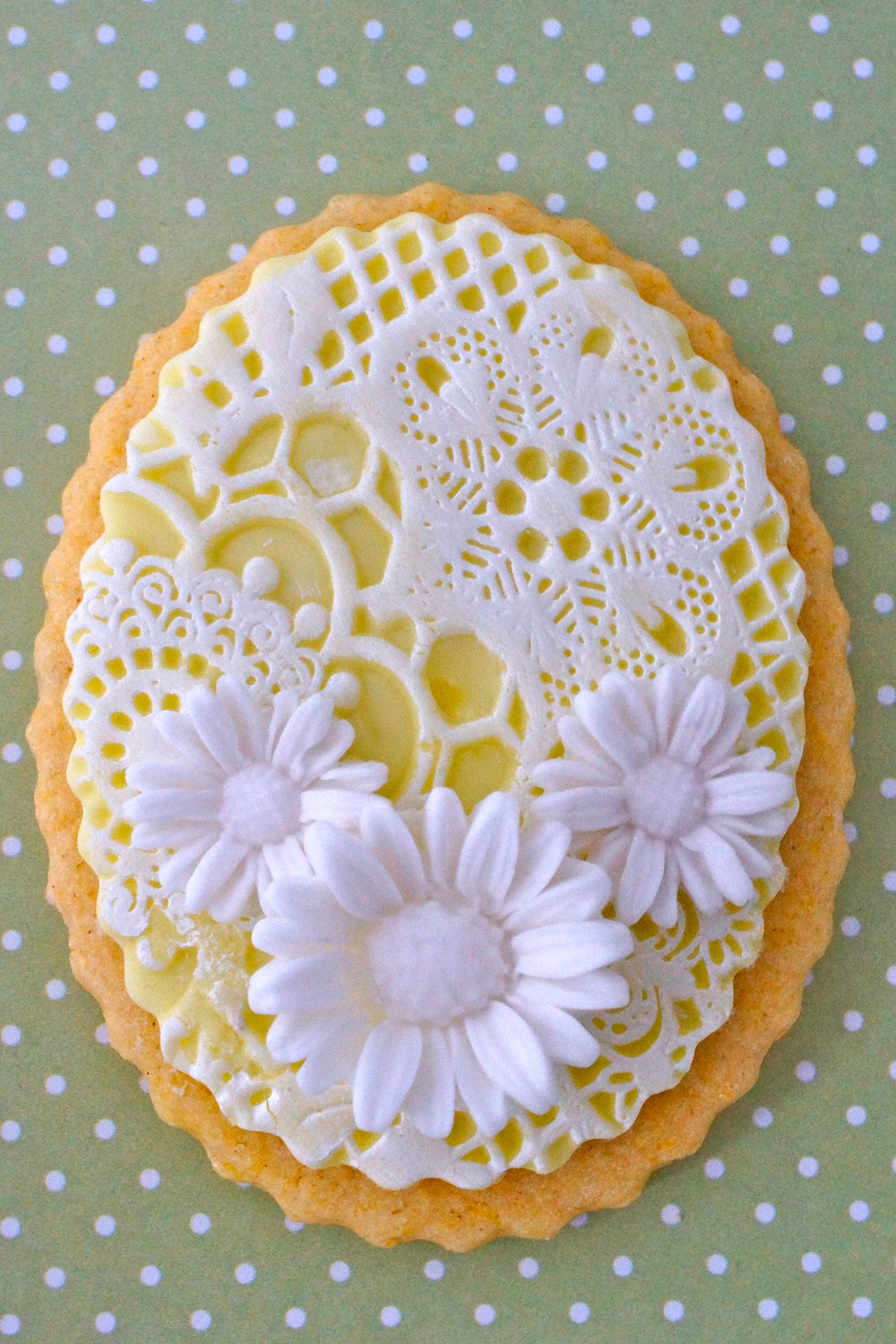 Adventures in Sugarland Lemon and Lace Cookies with Butterflies