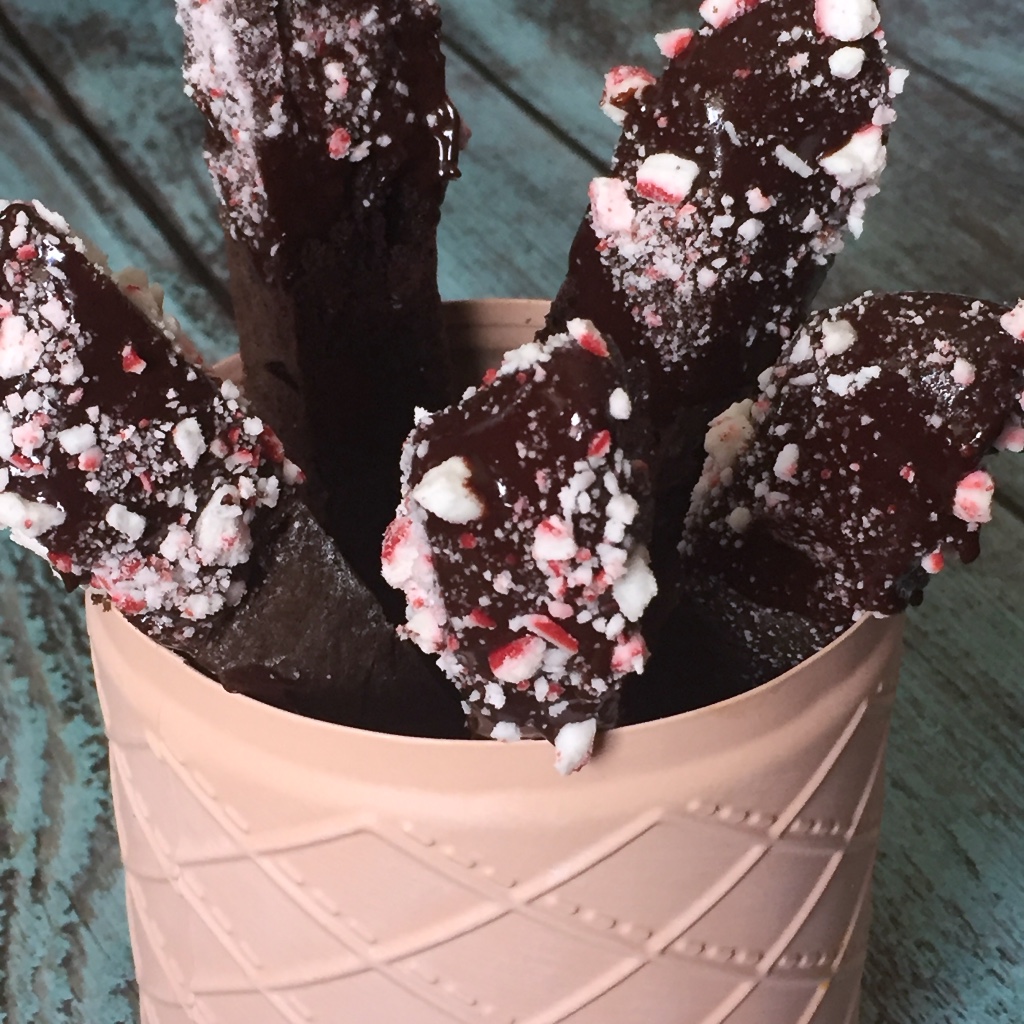 All That's Left Are The Crumbs Peppermint Kahlua ChocolateDipped