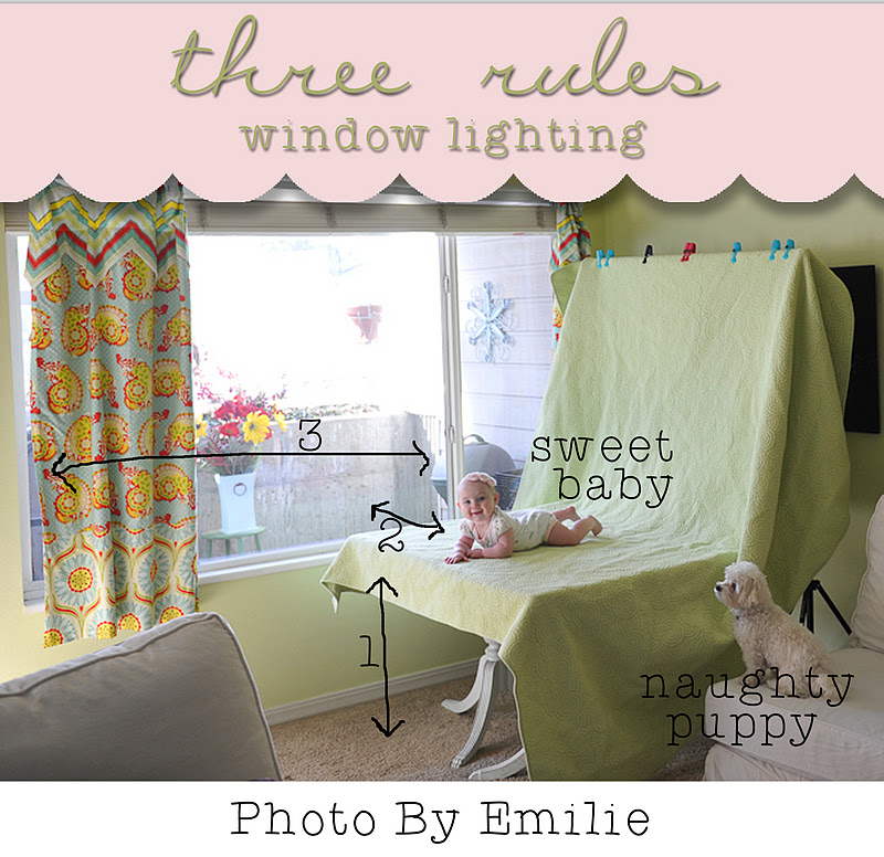 Improve Photo By Emilie rules to using window light