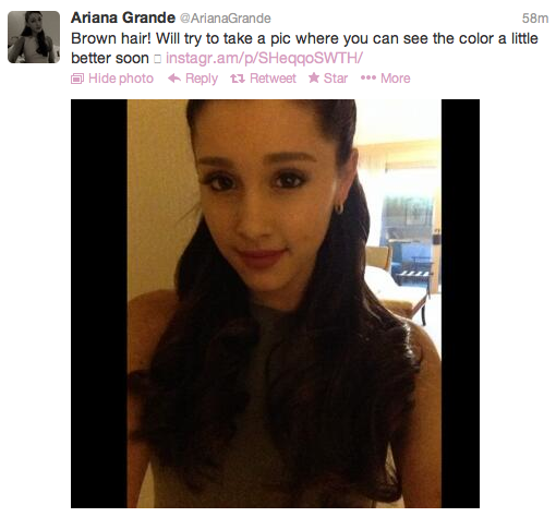 Amazing Ariana Grande Ariana S Ombre Hair Brown Hair Phoenix