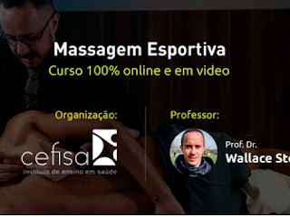 Curso de Massagem Esportiva com Prof. Dr. Wallace Stefanini