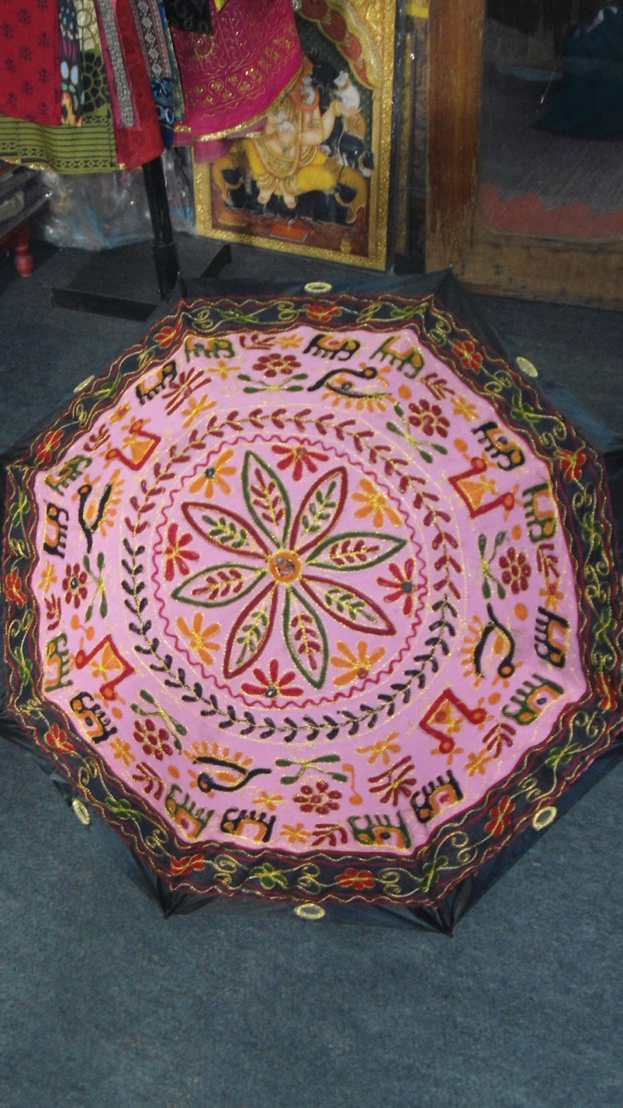 Embroidered Umbrellas Parasols