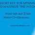 Short Key for Minimize and Maximize the Computer Window