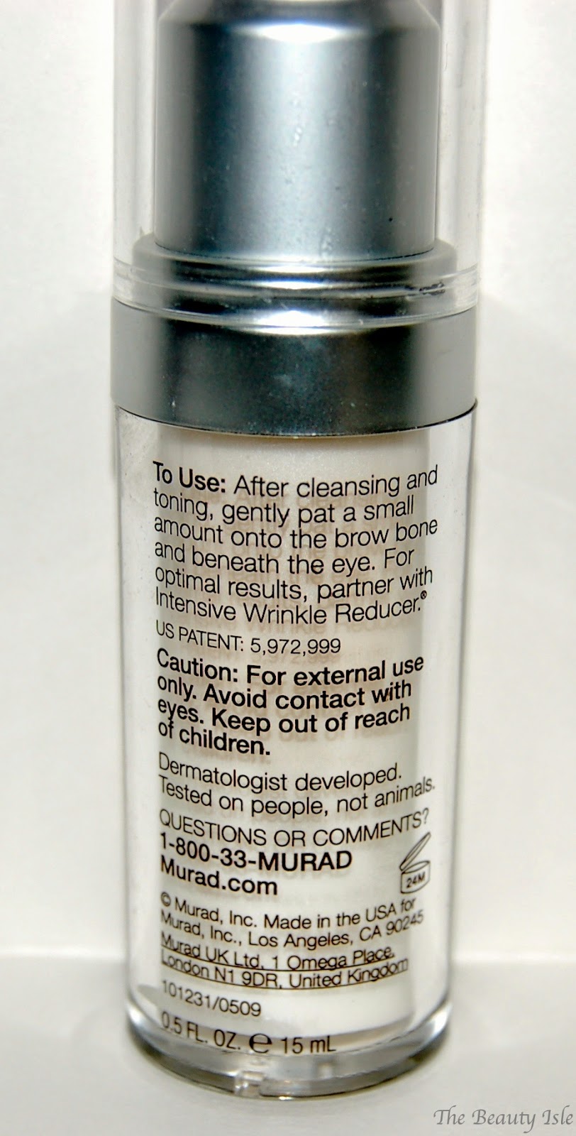 Murad Intensive Wrinkle Reducer for Eyes* Review The Beauty Isle