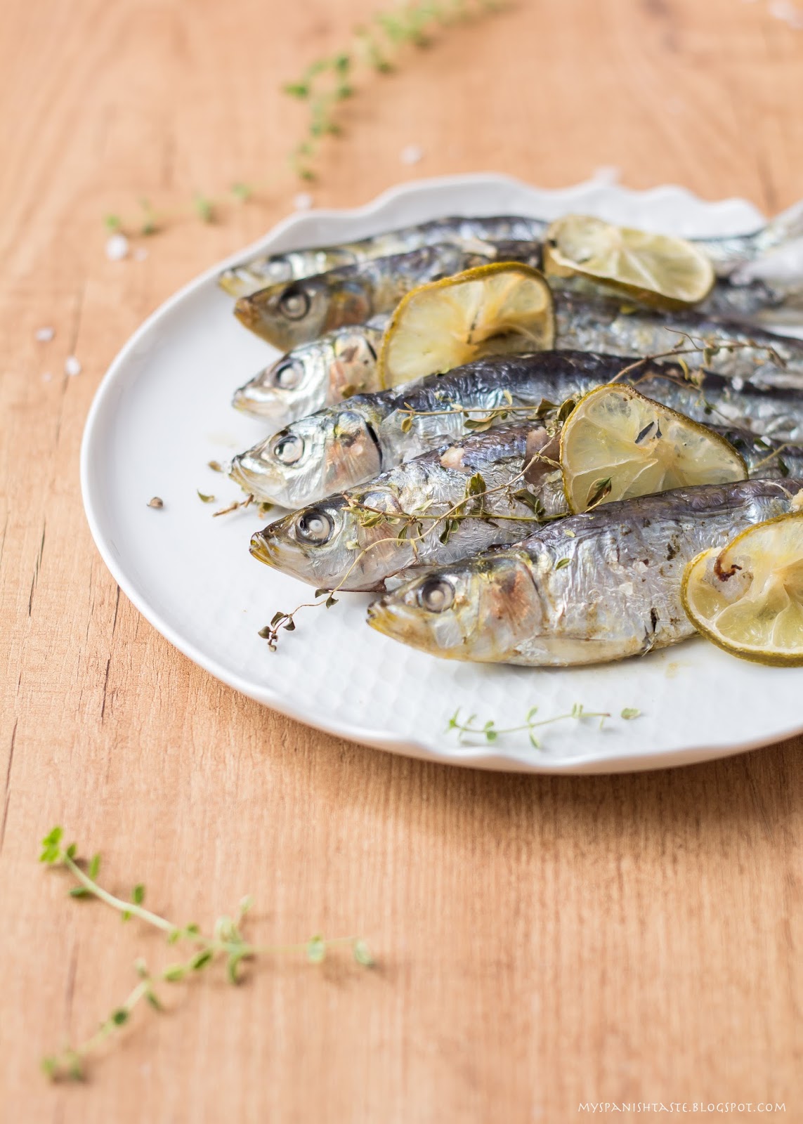 My Spanish Taste Baked sardines