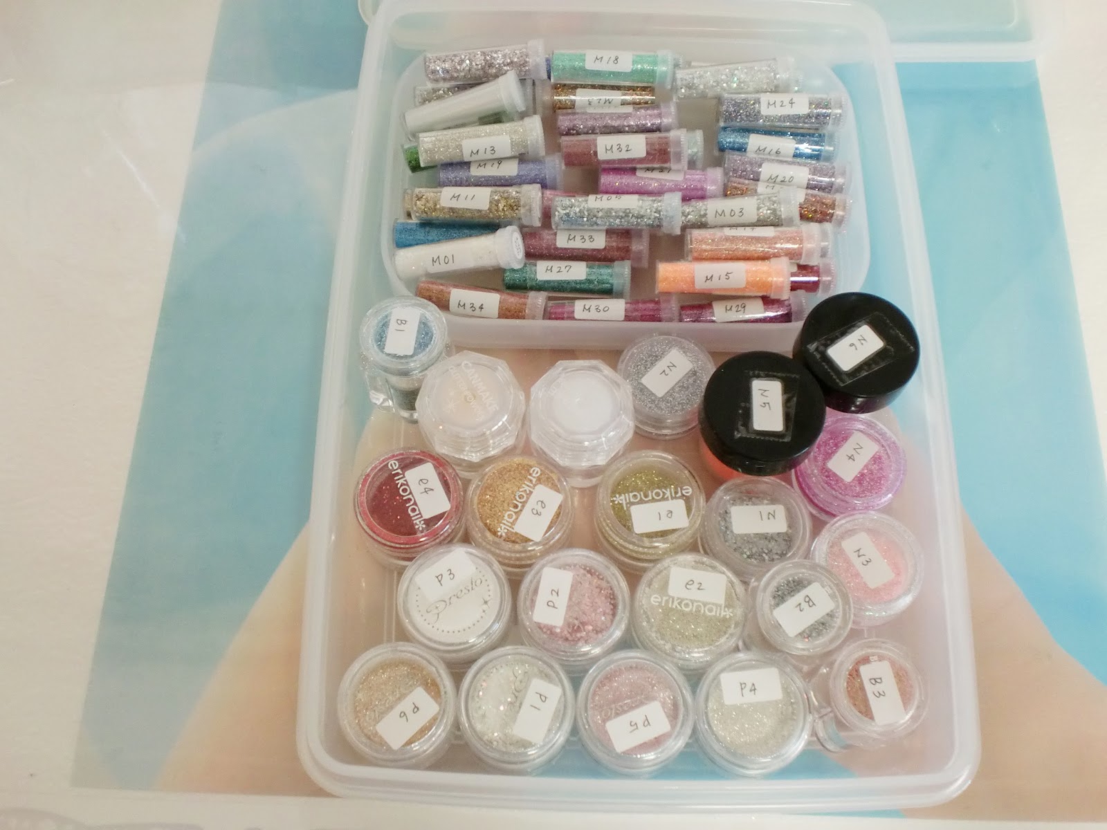 Nail Salon Stella カラーチャート作成 ラメ