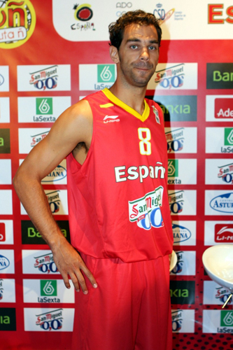 primera equipación selección española de baloncesto 2011 2012
