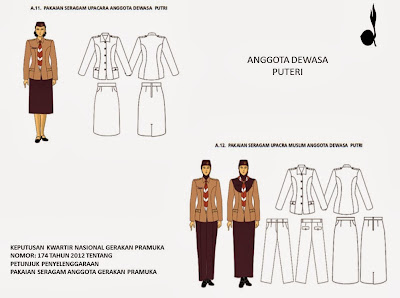 Pakaian Seragam Pramuka Terbaru 2014 Pakaian+Seragam+anggota''+Pramuka+Dewasa+Putri