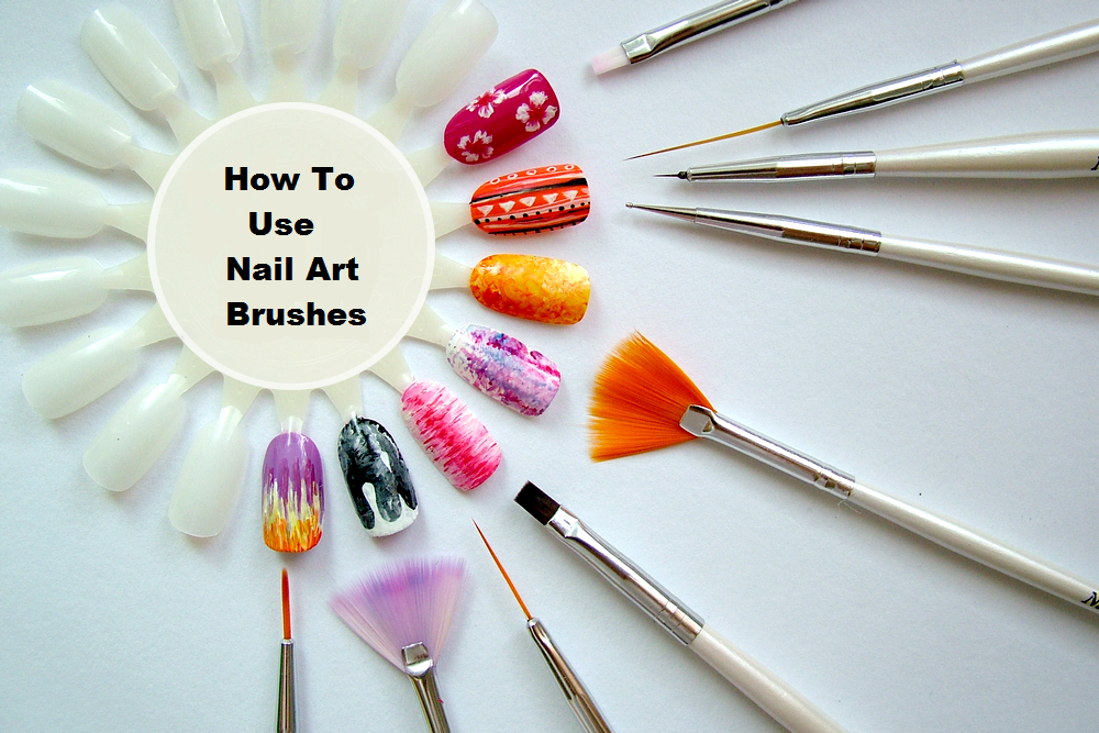 1. Nail art brushes - wide 4