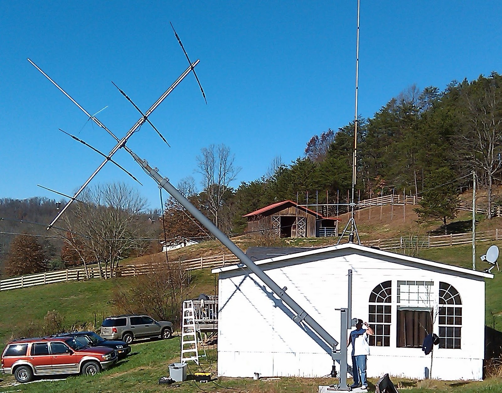 Hints & Kinks of the WVDXA K8WAT's New Tower & Antennas