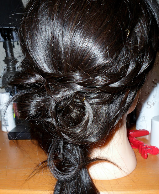 hairstyle with braid - wedding