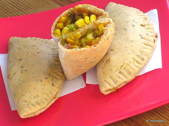 Corn-Wheat Flour Calzone