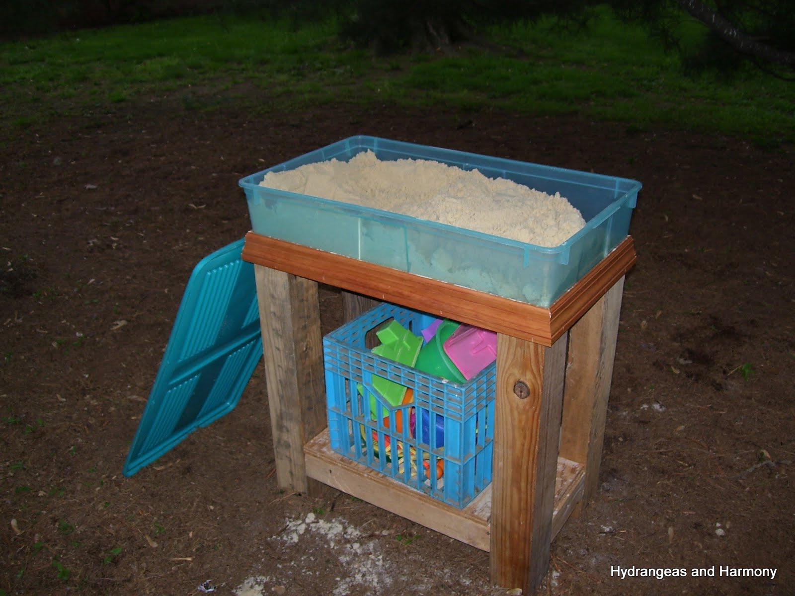 Hydrangeas and Harmony DIY Sand Table