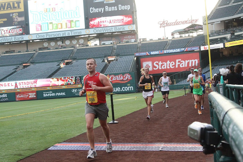 Disneyland Half Marathon Anaheim Stadium