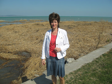 Kati márciusban a Balaton parton