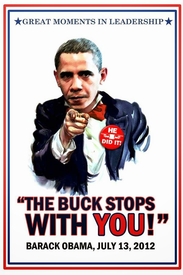 Noli insipientium iniurias pati Harry S. Obama "The Buck Stops with You"