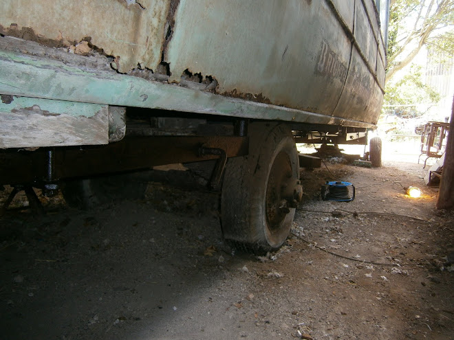 The rust treatment edges along 53.