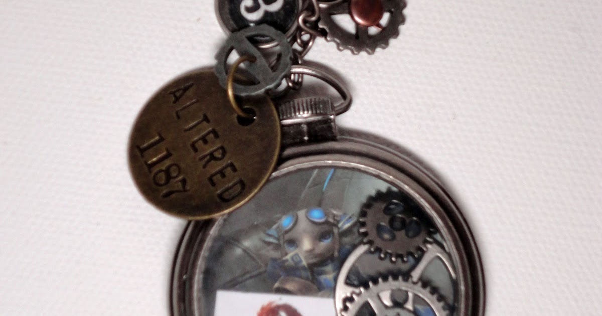 Two Girls at Play Compendium of Curiosities 2 Challenge 9 Pocket Watch