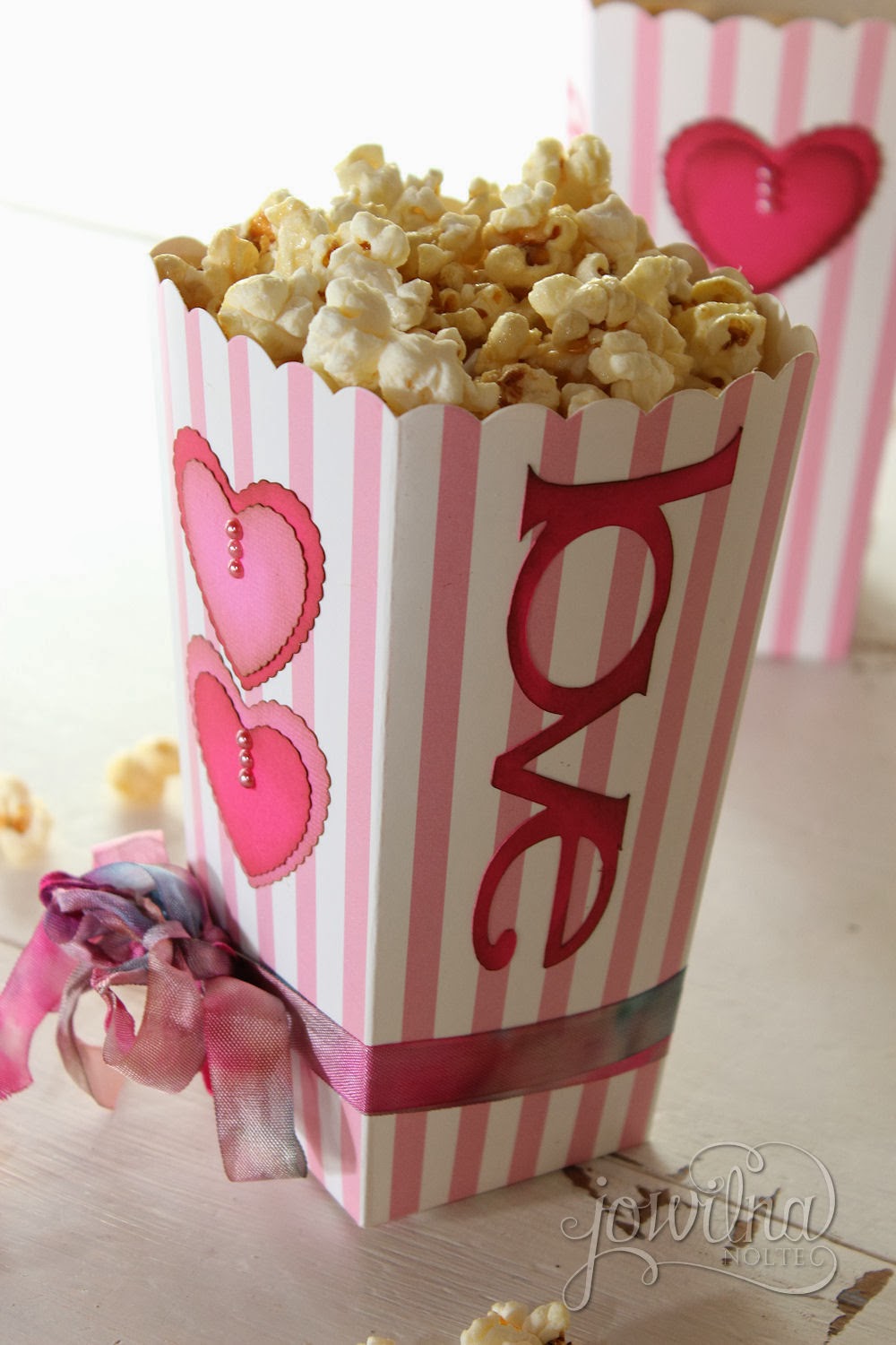 Cricut Craft Room Basics Valentine Popcorn boxes. imagine the