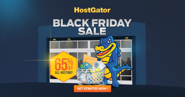 Hostgator Black Friday coupon 2015 - 80% Off Hosting !