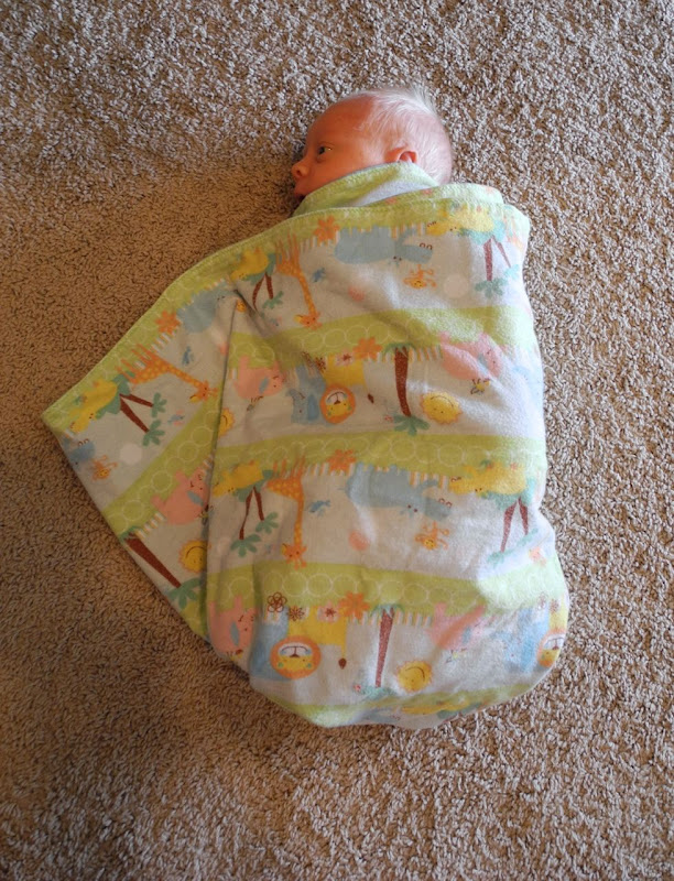 A Song of Sixpence how to swaddle a baby