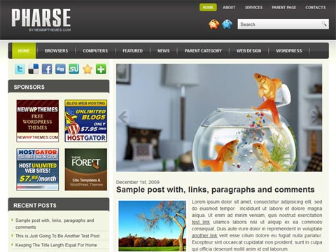 Pharse Free WordPress Theme Pharse Free WordPress Theme