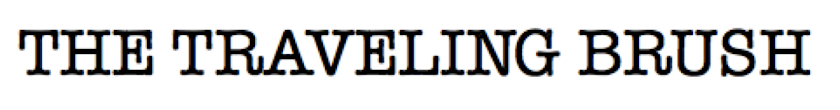 THE TRAVELING BRUSH - The world is like a book, and those who do not travel read only a page