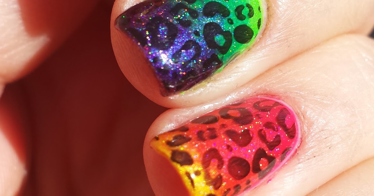 8. Colorful Cheetah Print Manicure - wide 6