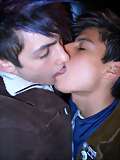 image of cute boys kissing