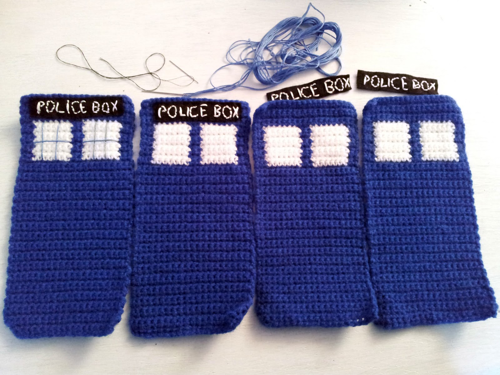 Lost in the Wood: Joyfully Geeky Crochet- Creating a TARDIS