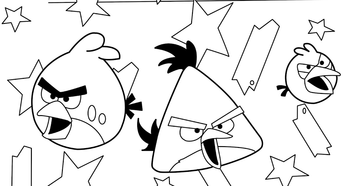 New Angry Birds Coloring Pages | Learn To Coloring