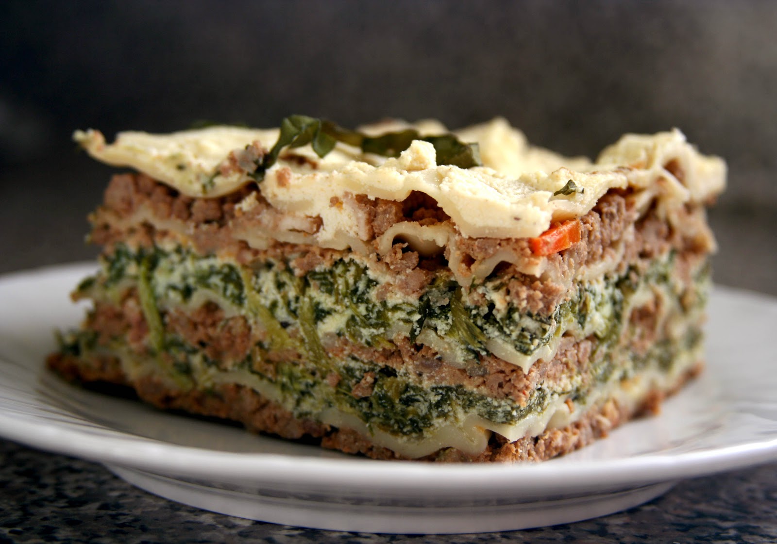 Culturally Confused Gourmet Lasagne Bolognese with Spinach