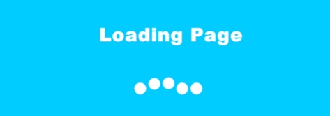 Loading Page Bounce Animation