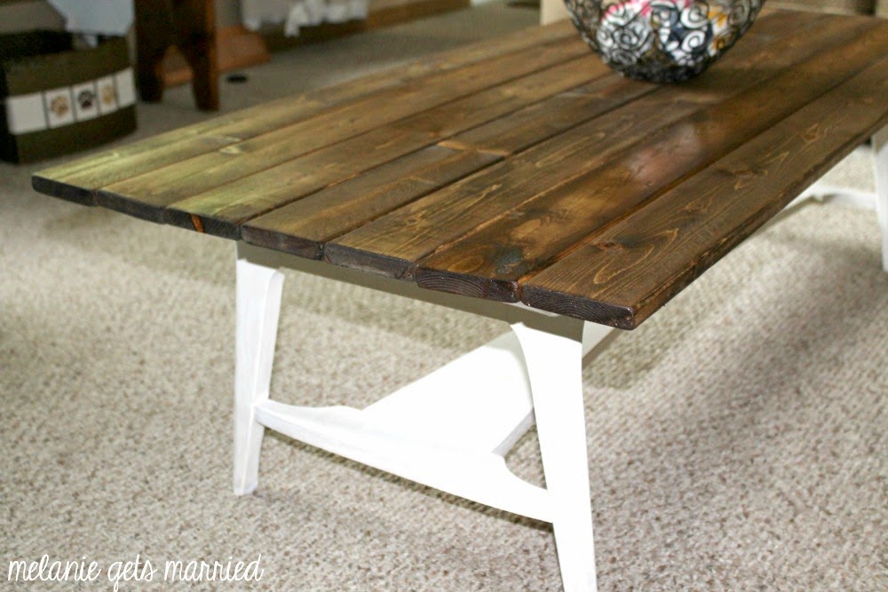 Making It In The Mitten Wood Plank Coffee Table