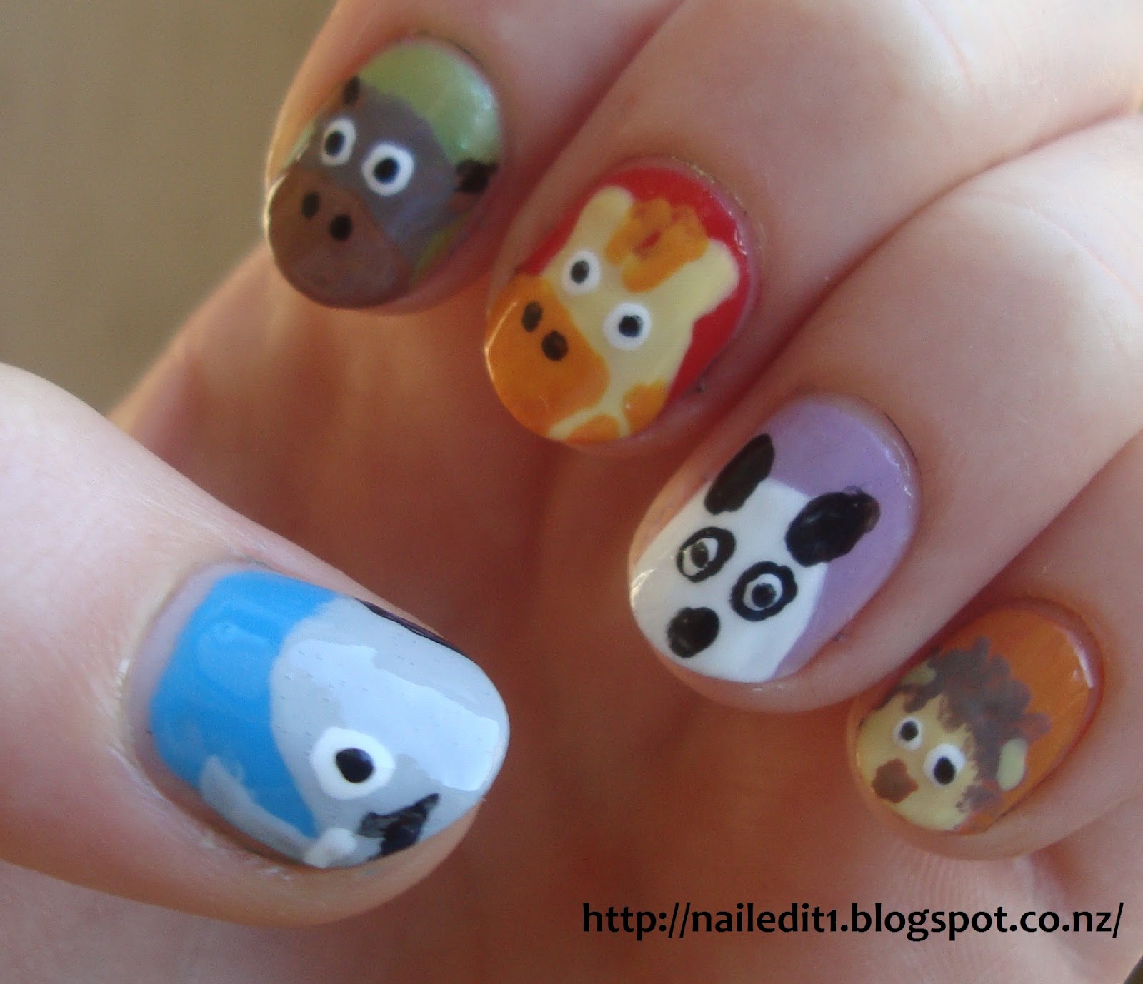 Cute animal nails