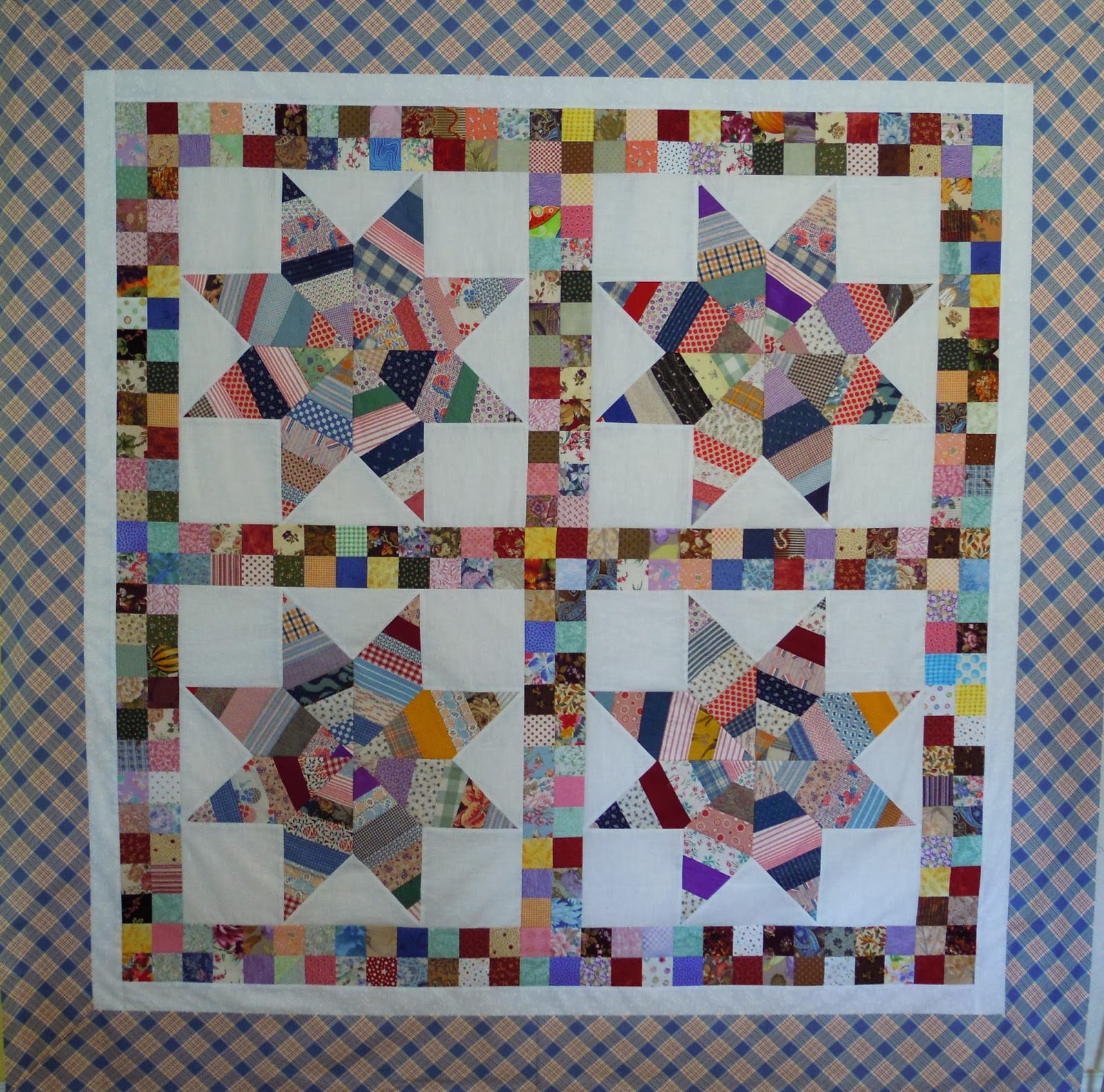 Quilting through Rose-colored Trifocals!: Sashed Quilt Settings -- Pieced Sashing