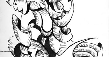 Daily Painters Abstract Gallery: Mark Webster - Lexi - Abstract