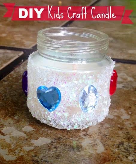 DIY Kids Candle Craft, Kids Crafts, Mother's Day Crafts
