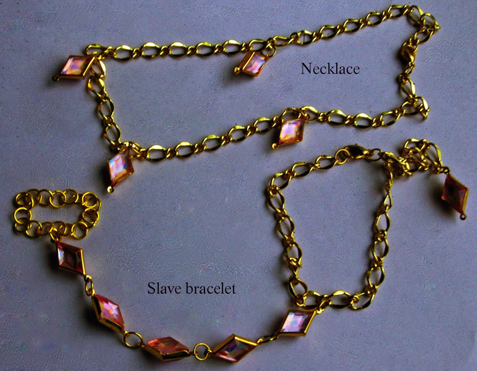 Slave bracelet and necklace