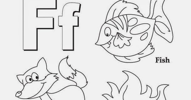 Kids Page: Letter F | Alphabet Letters Printable Worksheet for Kids